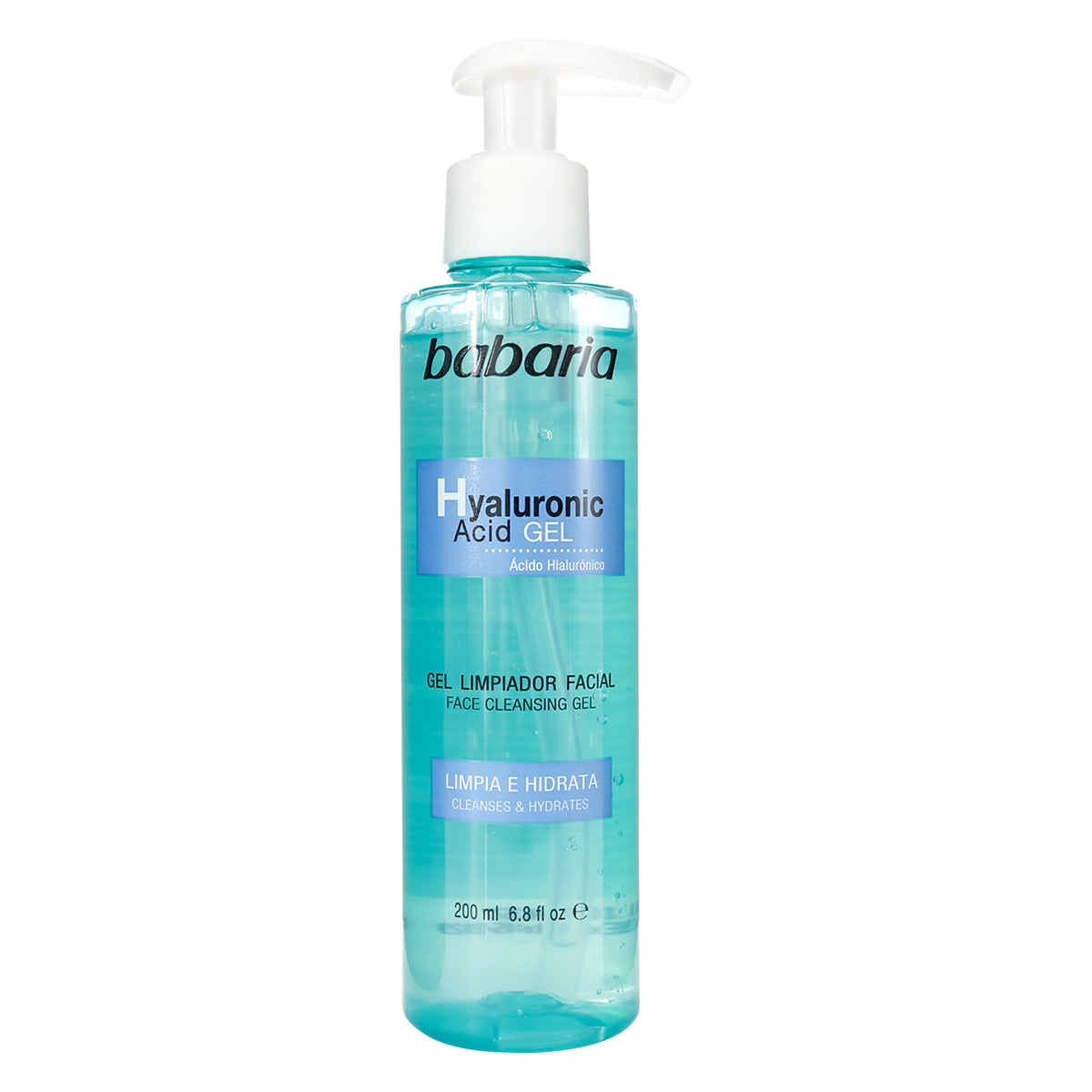 GEL BABARIA LIMP. FAC. ACI. HIALU. 200ML