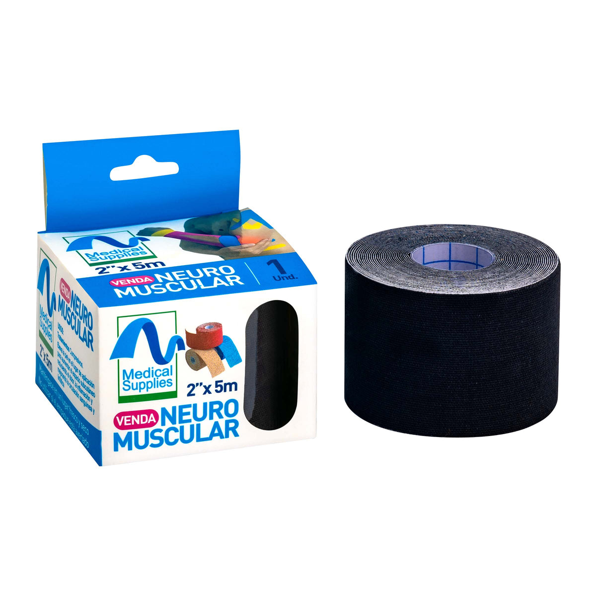 VENDA NEUROMUSCULAR NEGRO 2X5 M