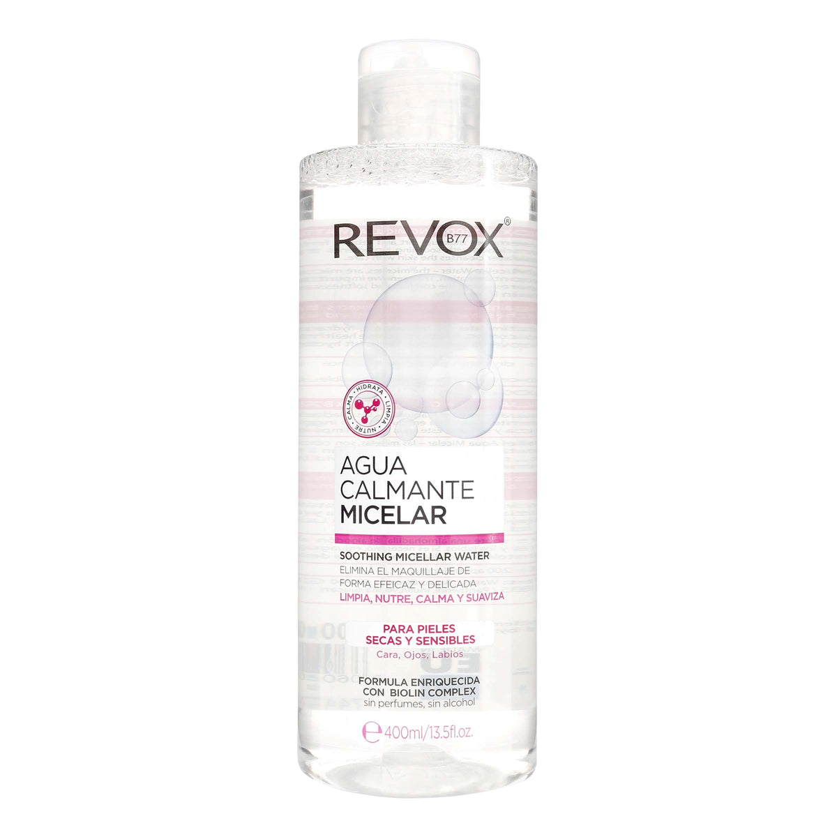 AGUA MICELAR REVOX CALMANTE 400 ML