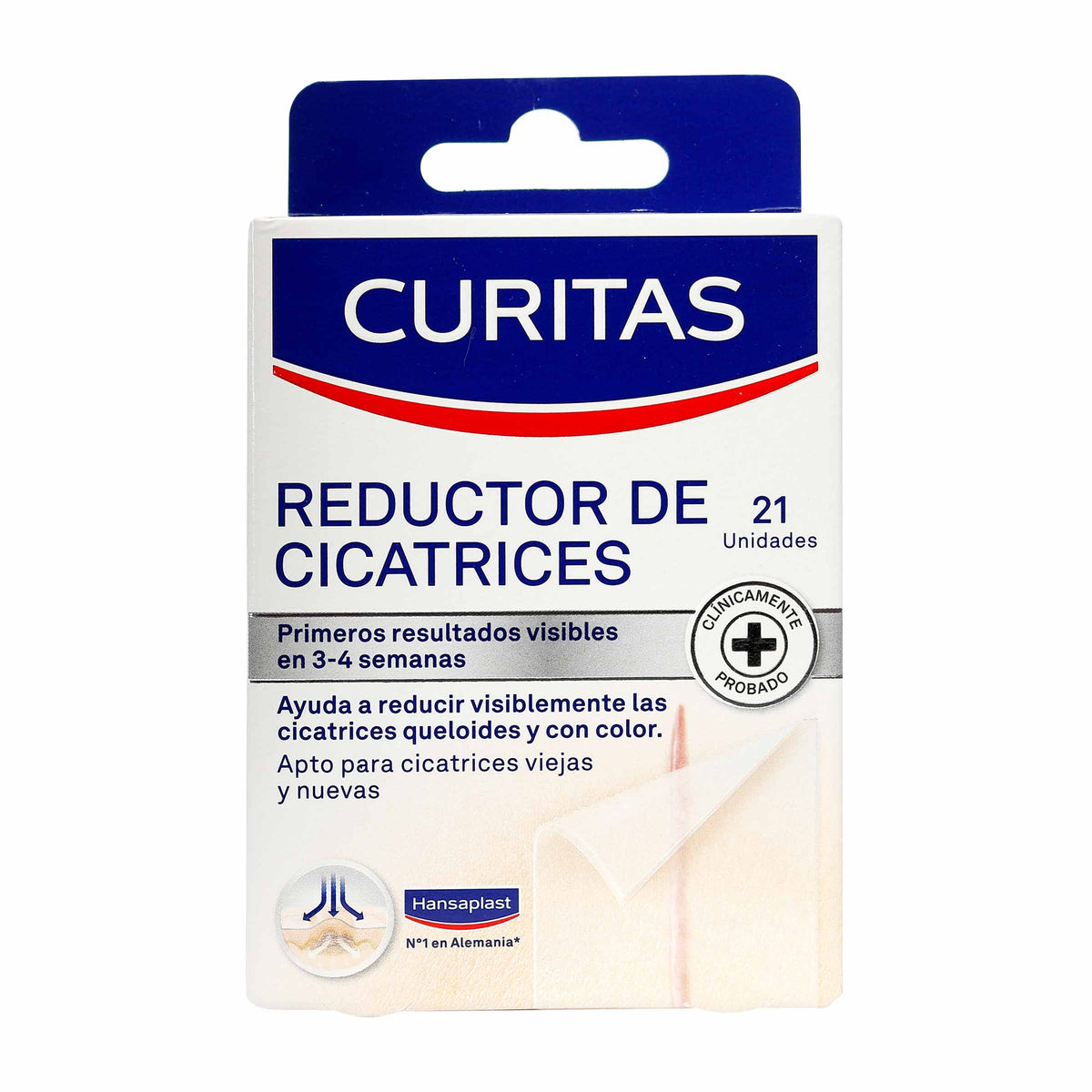 CURITAS REDUCTOR DE CICATRICES 21 UNIDADES
