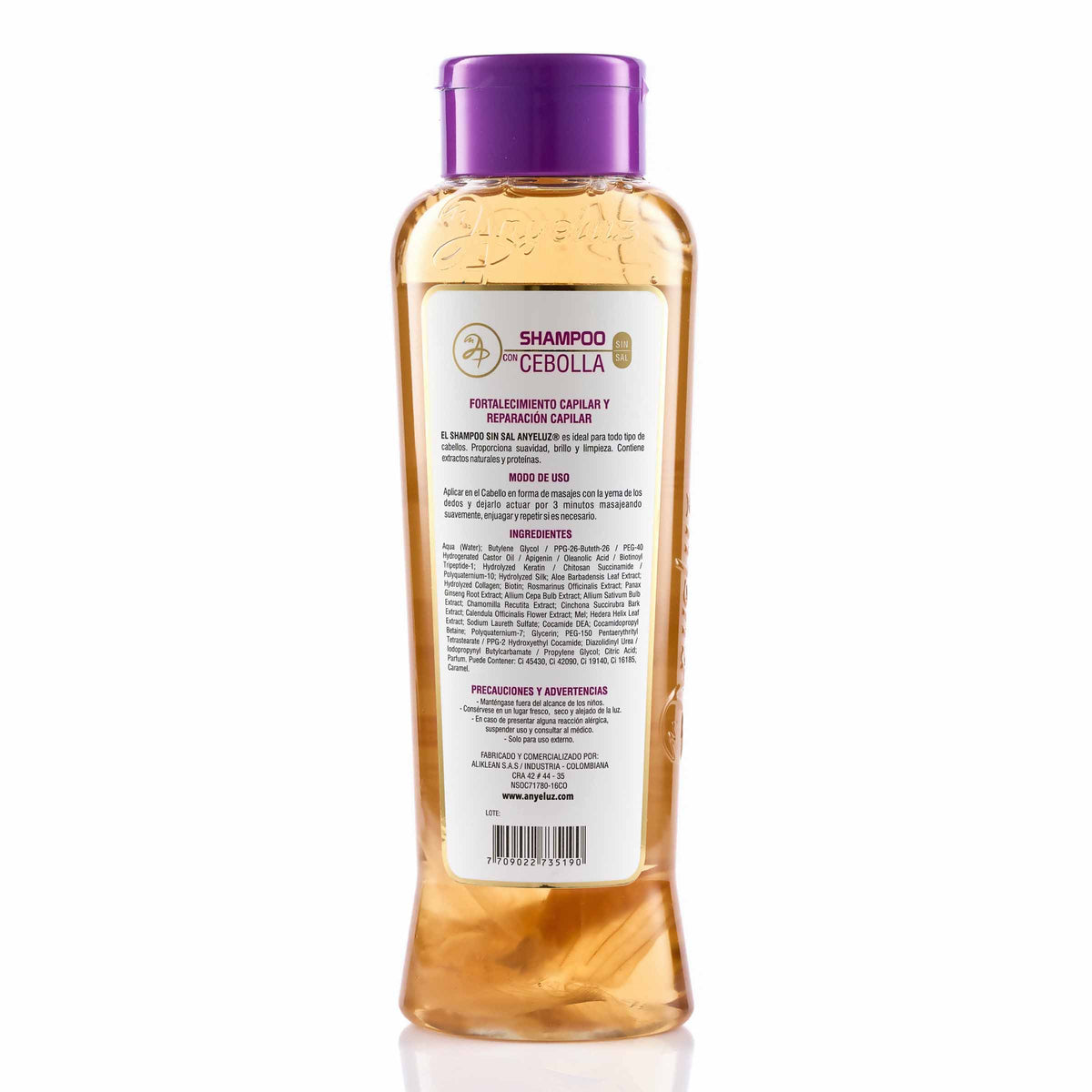 CHAMPOO ANYELUZ CEBOLLA 500ML