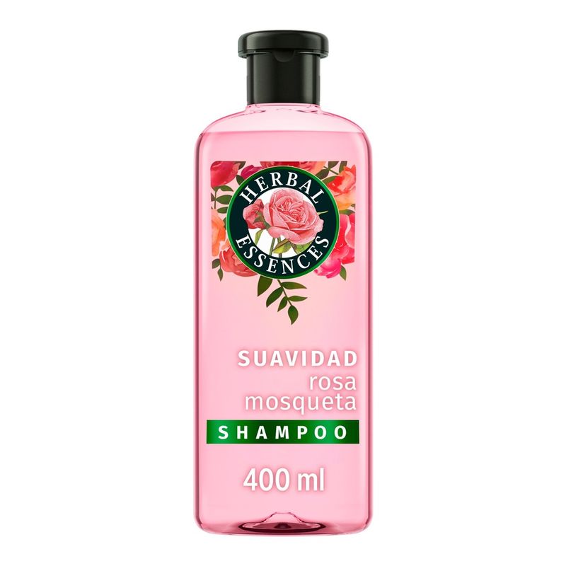 Shampoo Herbal Essences Rosa Mosqueta 400Ml - Droguería La Bastilla Medellín