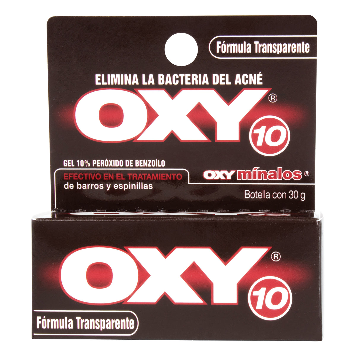 OXY 10 COLOR TRANSPARENTE 30 GR - REG. INVIMA 2016M-005239-R3
