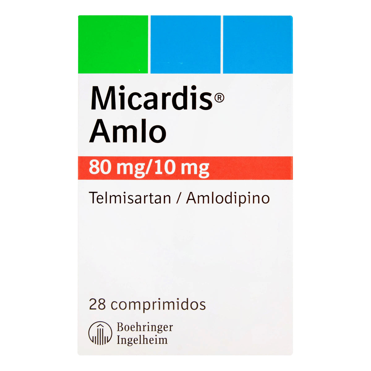 MICARDIS AMLO 80 MG/10 MG X 28 TABLETAS - VENTA CON FORMULA MEDICA
