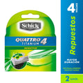 REP.SCHICK 4 QUATTRO TITANIUM 2 UND