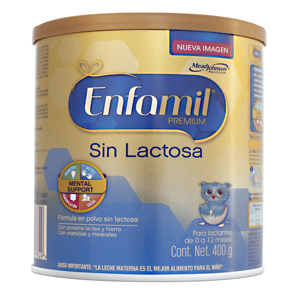 ENFAMIL PREMIUM SIN LACTOSA X 400 G - REG. INVIMA RSA-0008120-2019