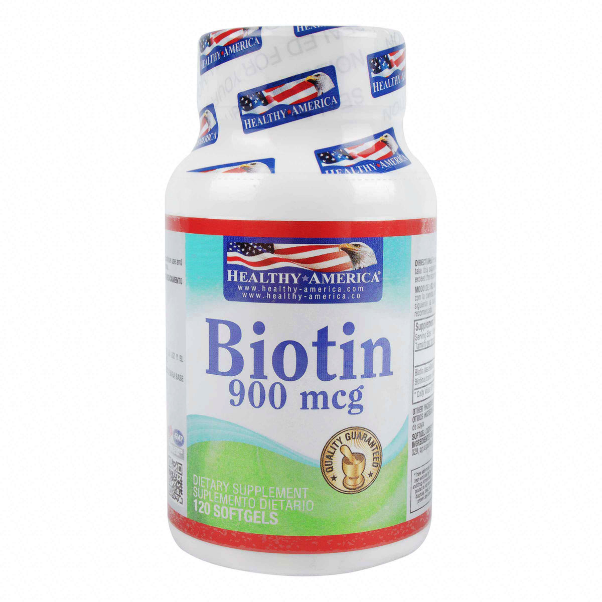 BIOTIN 900 MG 120 SOFTGELS - REG. INVIMA SD2015-0003559