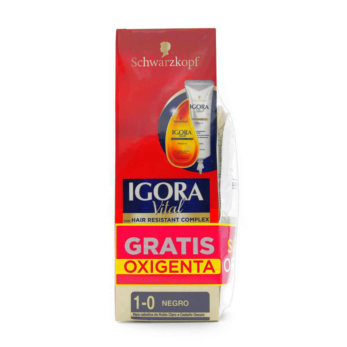 IGORA VITA TUBO 1-0 NEGRO+ 2 OXI SBS - REG. INVIMA NSOC57207-13CO