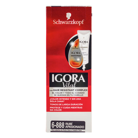 IGORA VITAL TUBO 6-888 RUBI APASIONADO - REG. INVIMA NSOC57217-13CO