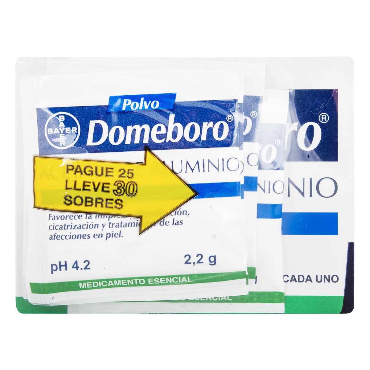 DOMEBORO PAGUE 25 LLEVE 30 SBS - VENTA CON FORMULA MEDICA - REG. INVIMA 2016M-0010947-R3