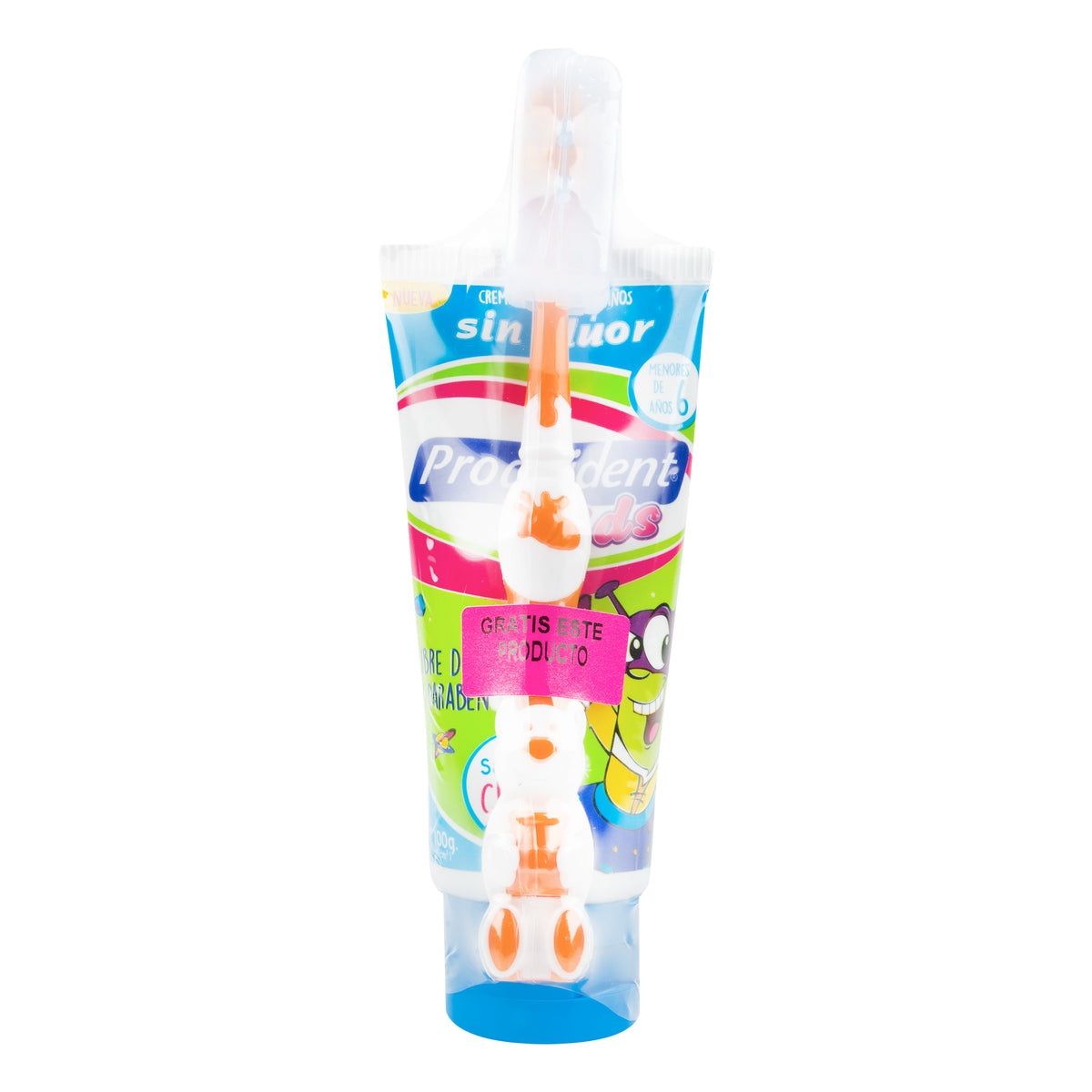 PROQUIDENT KIDS TOOTHPASTE 75ML+BRUSH. P.E