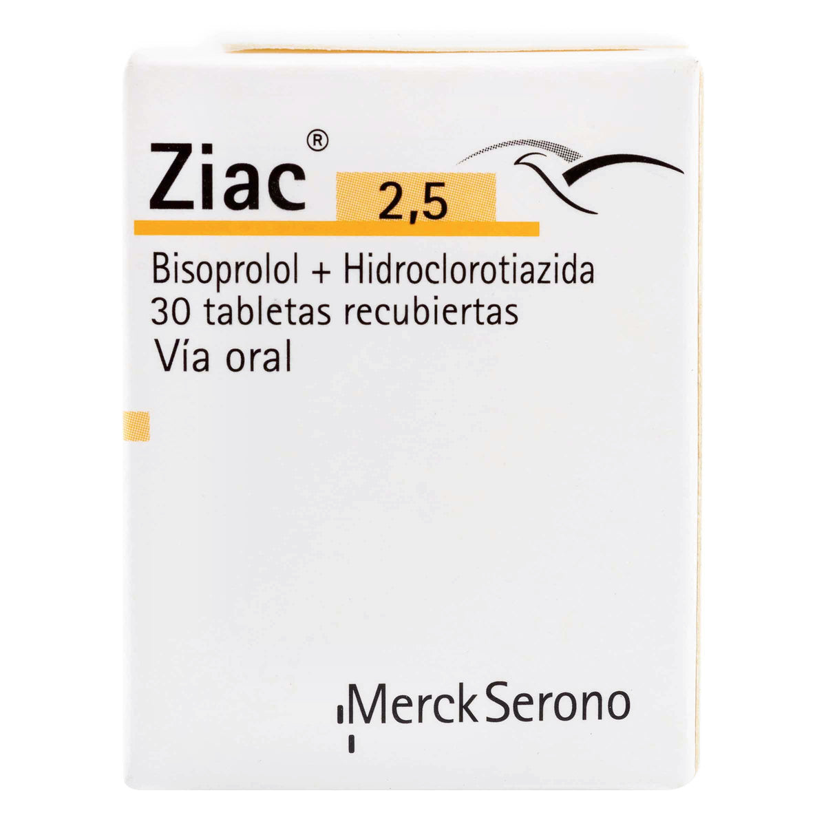 ZIAC 2.5 MG X 30 TABLETAS - VENTA CON FORMULA MEDICA