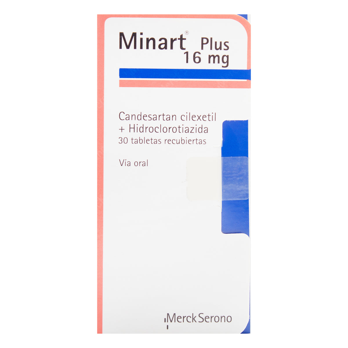MINART PLUS 16/12.5 MG X 30 TABLETAS