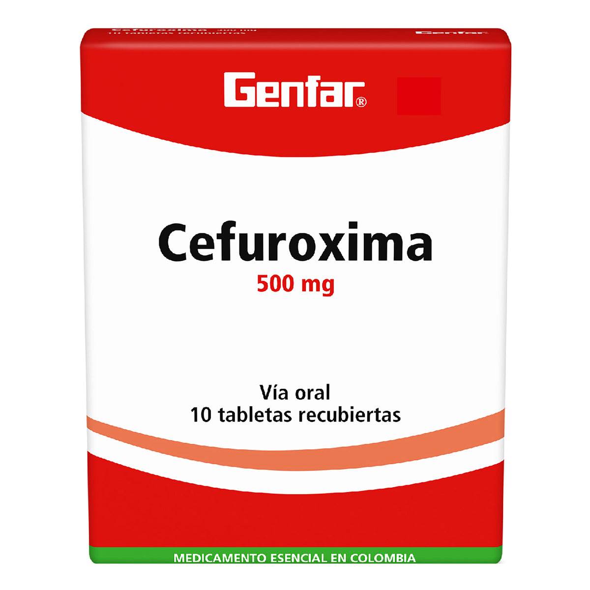 CEFUROXIMA 500 MG 10 TBS GF - VENTA CON FORMULA MEDICA - REG. INVIMA 2020M-0001955-R2