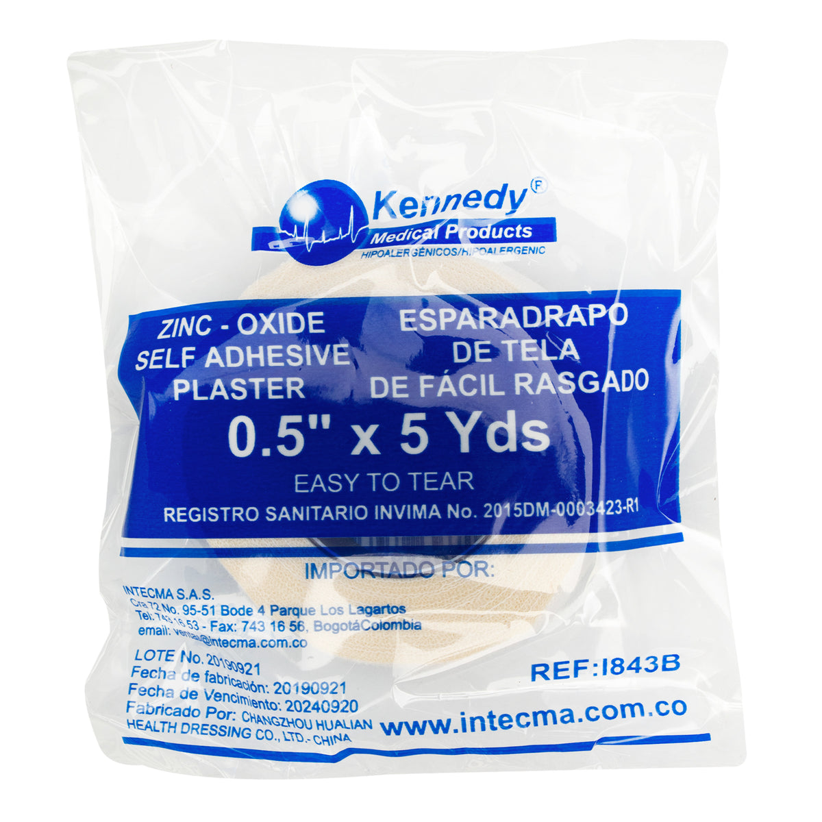 KENNEDY WHITE DUCKS TAPE 1/2X5 BAG