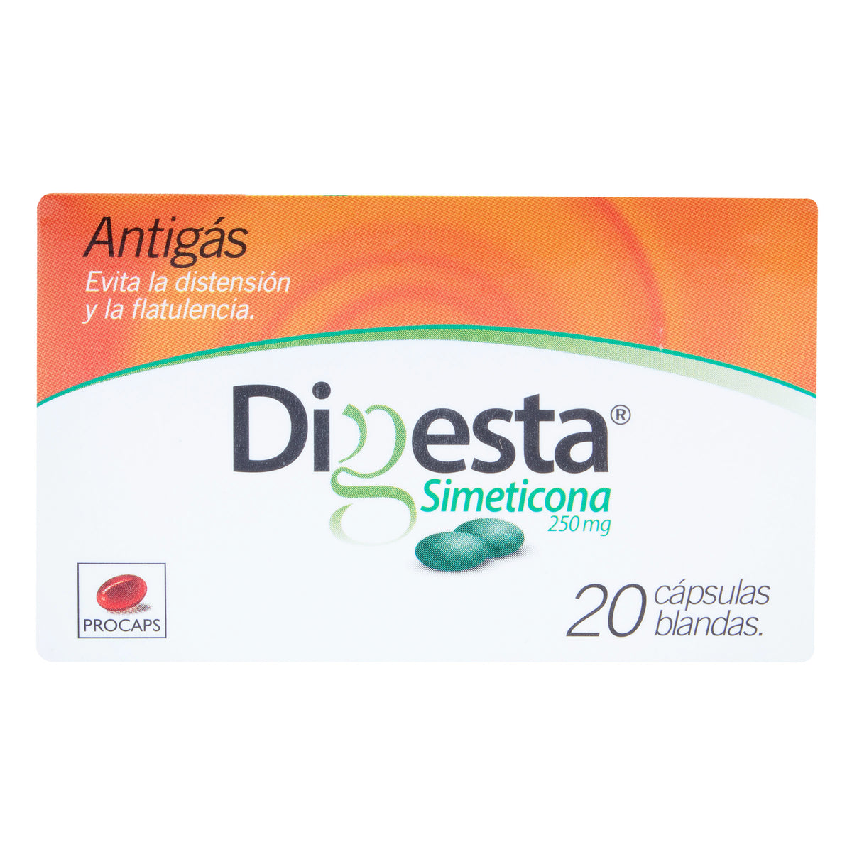 DIGESTA 250 MG 20 TBS - VENTA CON FORMULA MEDICA - REG. INVIMA 2016M-003893-R2