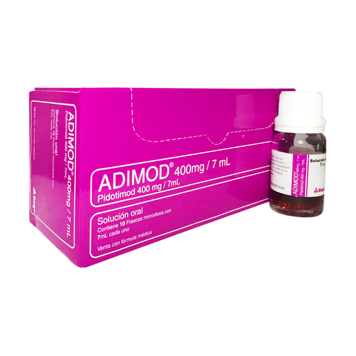 ADIMOD SOLUCION ORAL 10 FCO 7 ML - VENTA CON FORMULA MEDICA