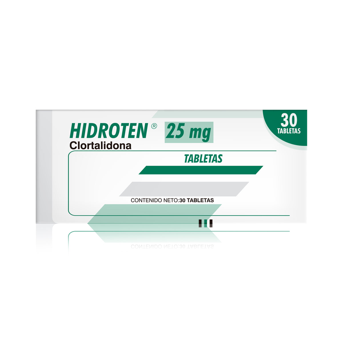 HIDROTEN 25 MG 30TABLETAS - REG. INVIMA 2019M-0015137-R1