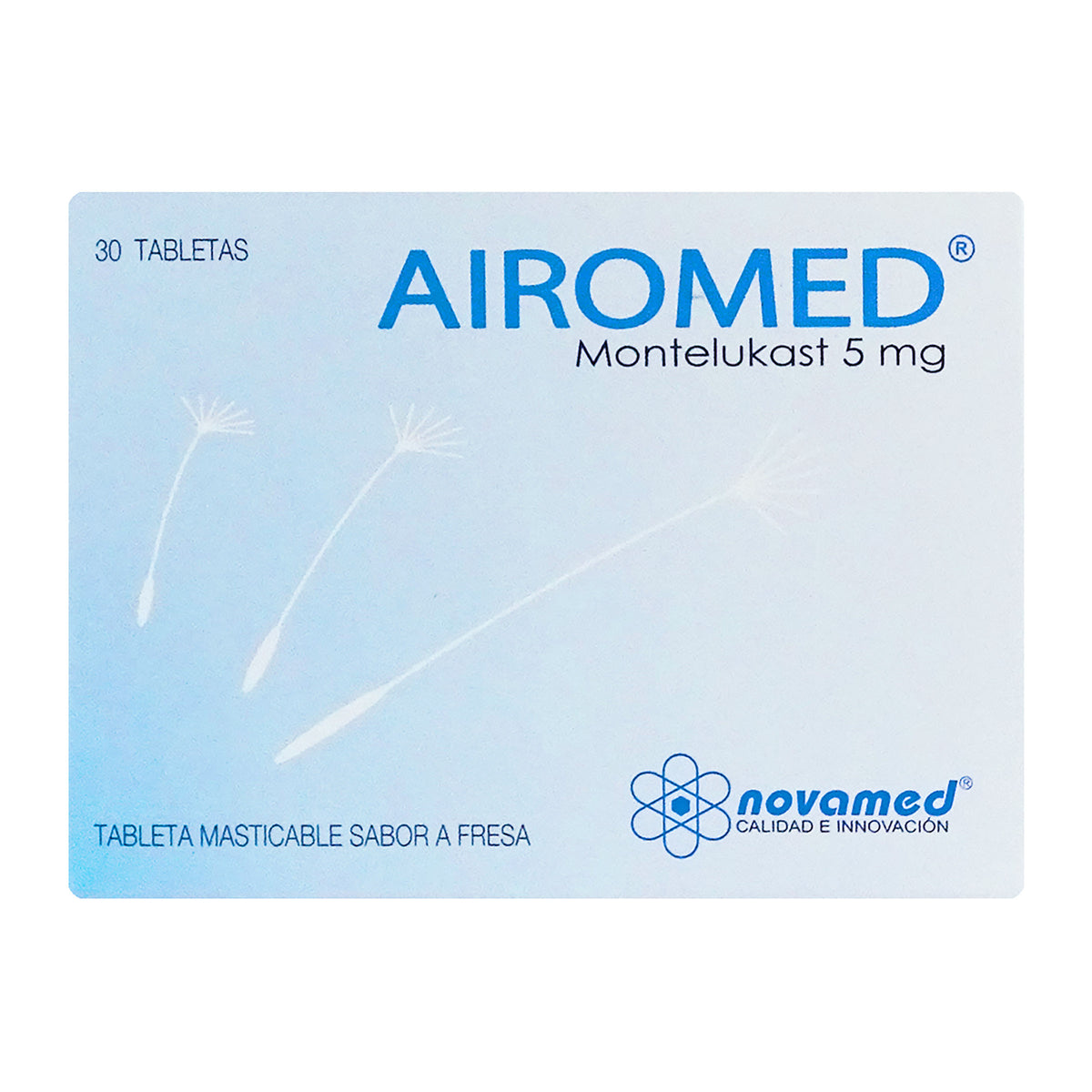 AIROMED MASTICABLE 5 MG X 30 TABLETAS - VENTA CON FORMULA MEDICA