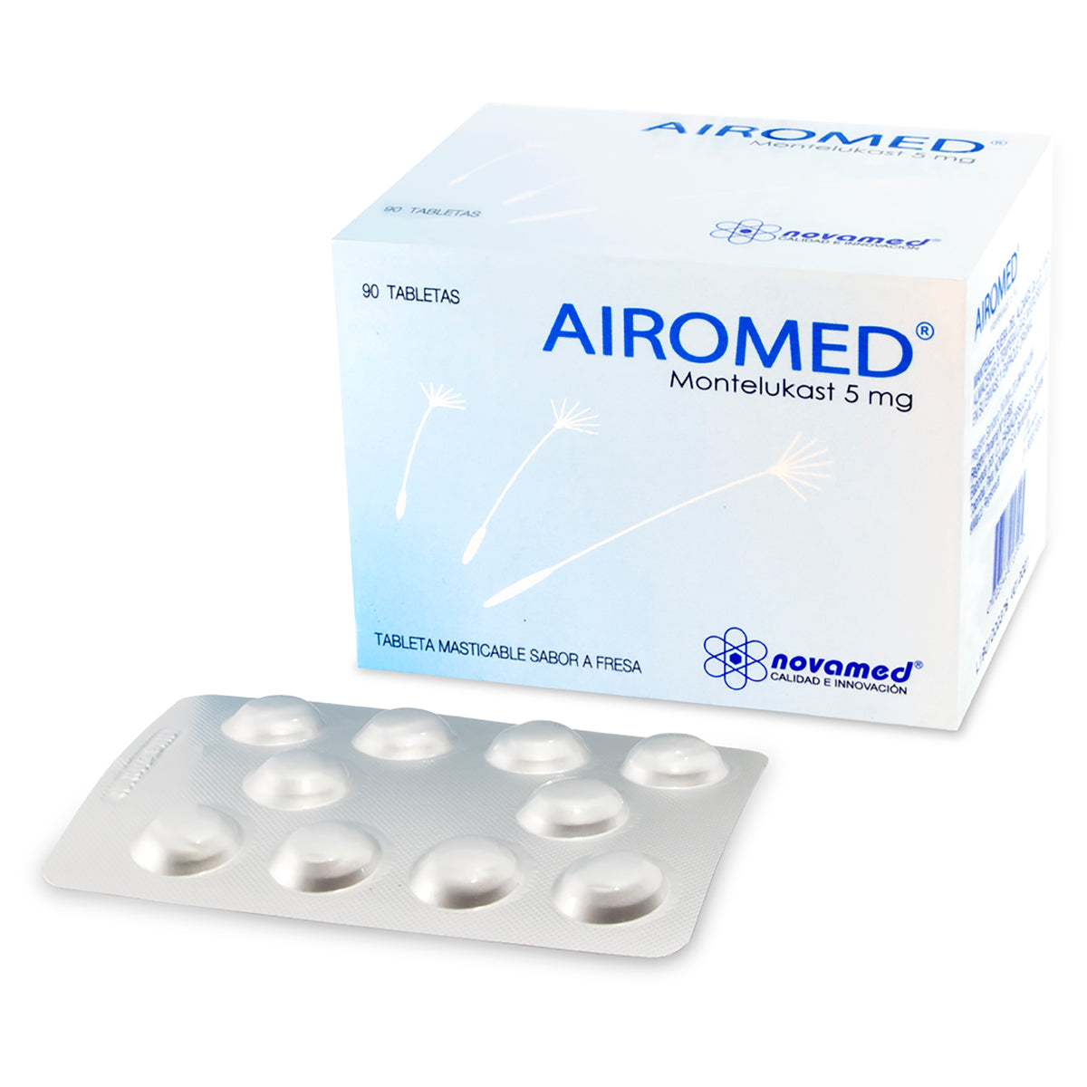 AIROMED MASTICABLE 5MG 90 TBS - REG. INVIMA 2020M-0014289-R1