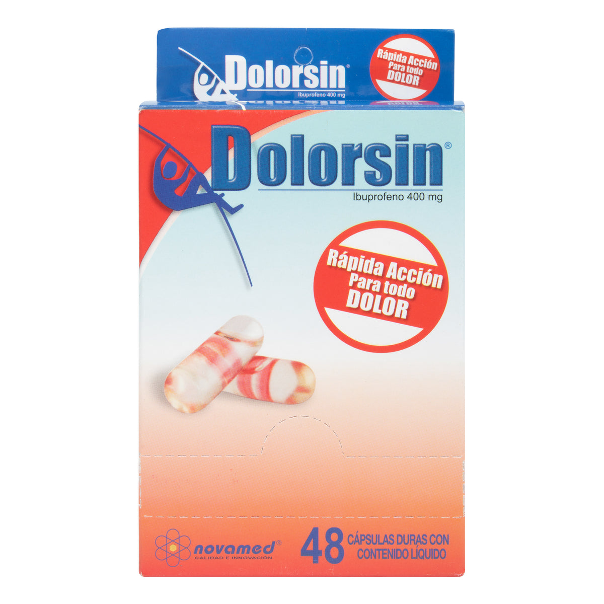 DOLORSIN 400 MG X 48 CÁPSULAS - VENTA CON FORMULA MEDICA