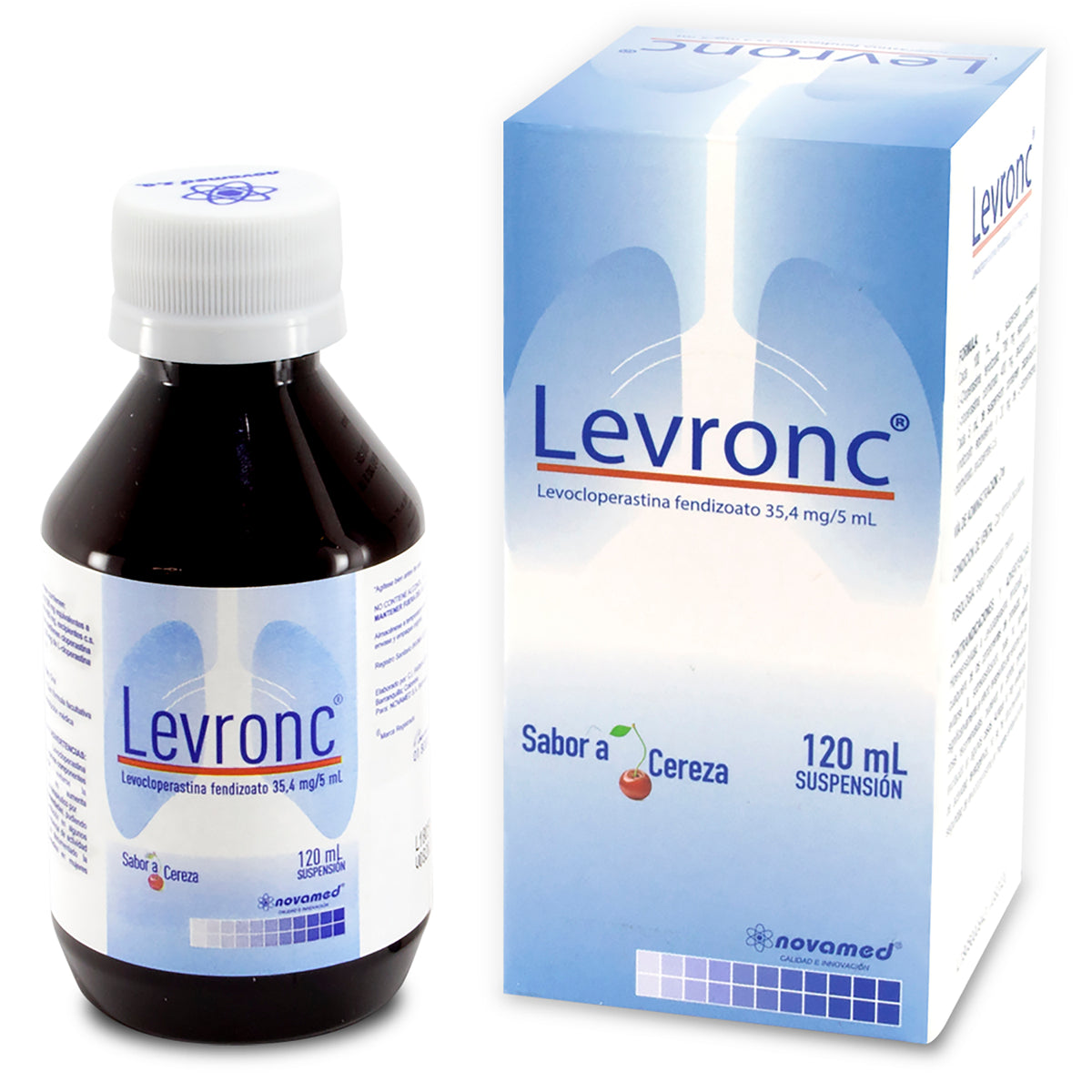 LEVRONC SUSPENSIÓN X 120 ML - LEVOCLOPERASTINA CLORHIDRATO