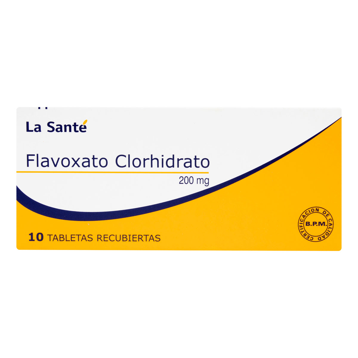 FLAVOXATO CLORHIDRATO 200MG 10 TABLETAS LA SANTÉ