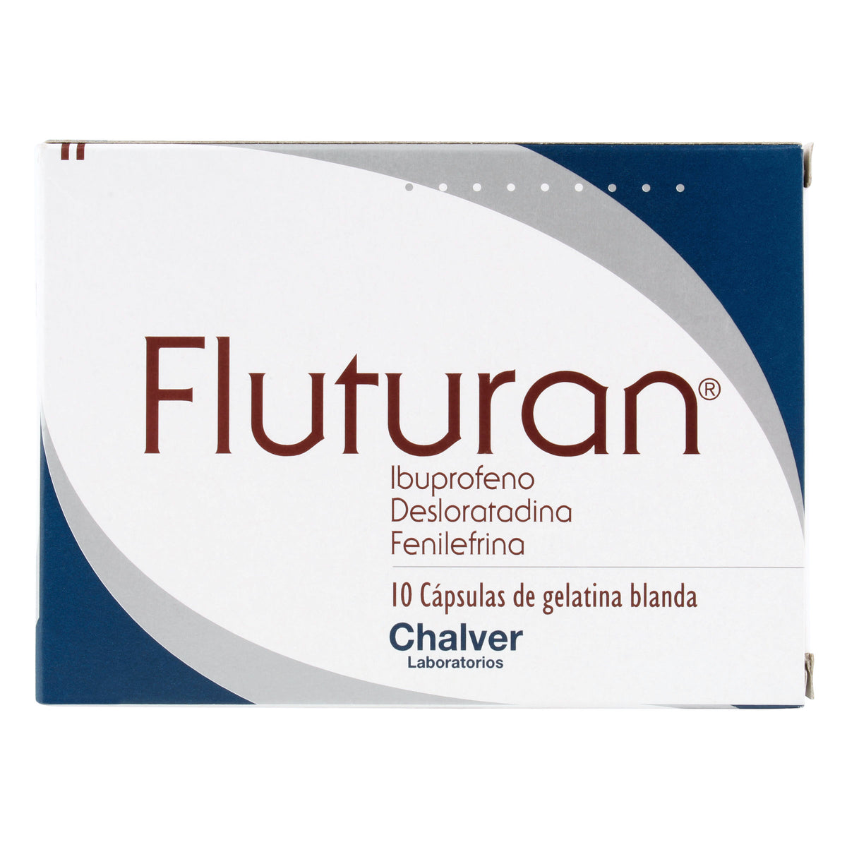 FLUTURAN 400 MG 10 CAPSULAS - IBUPROFENO + DESLORATADINA + FENILEFRINA