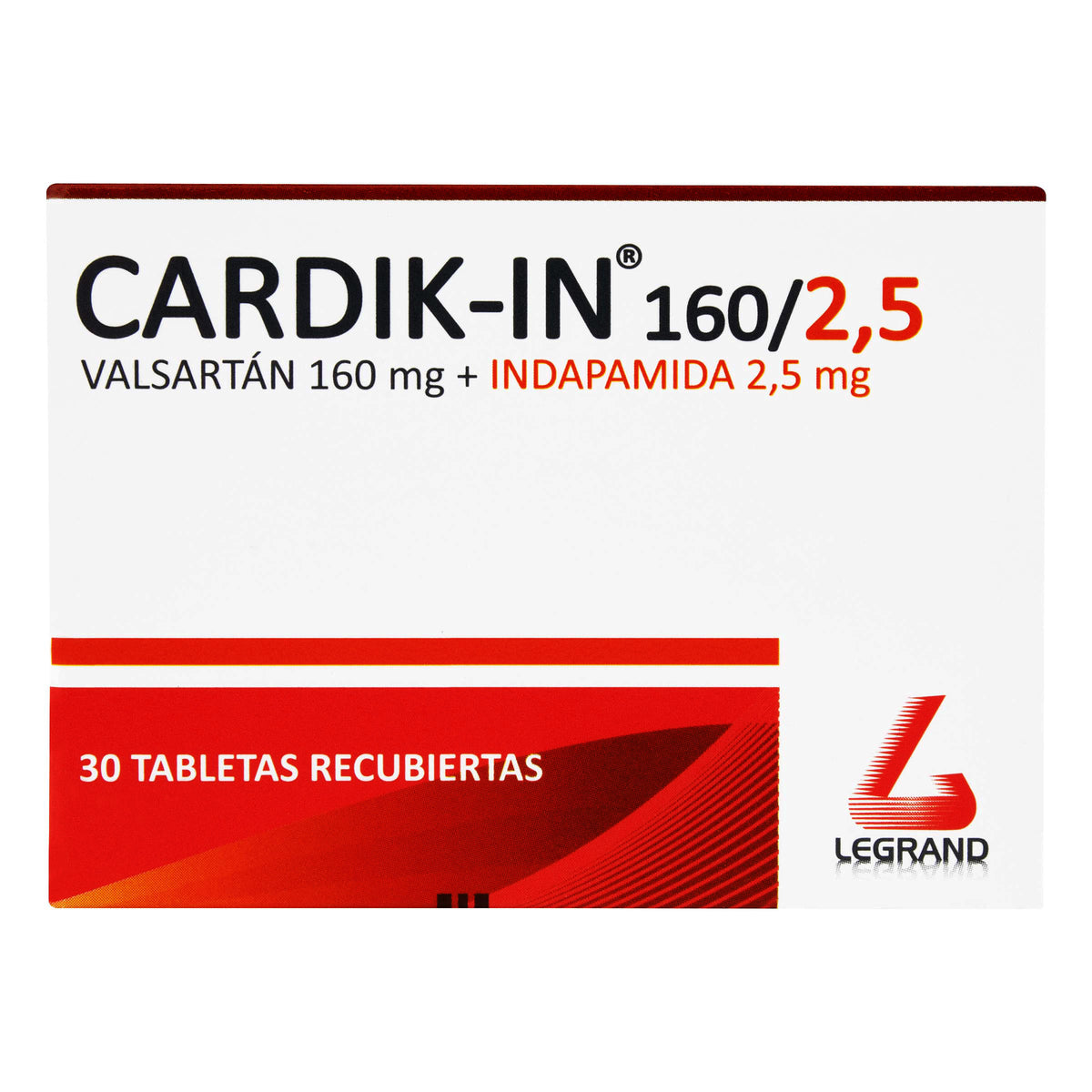 CARDIK-IN 160/2.5 MG 30 TABLETAS - REG. INVIMA 2023M-0018125-R1