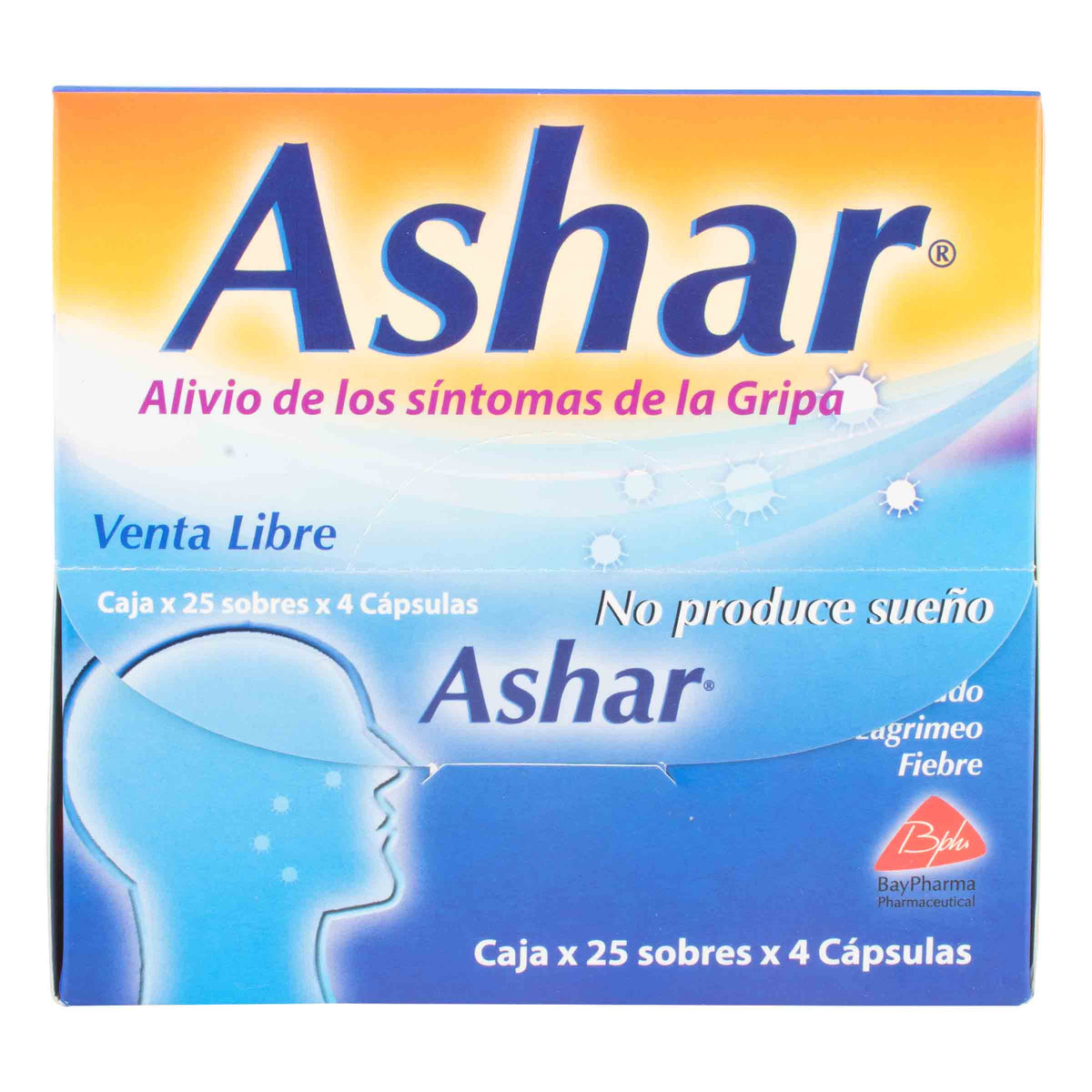 ASHAR X 100 TABLETAS - VENTA CON FORMULA MEDICA