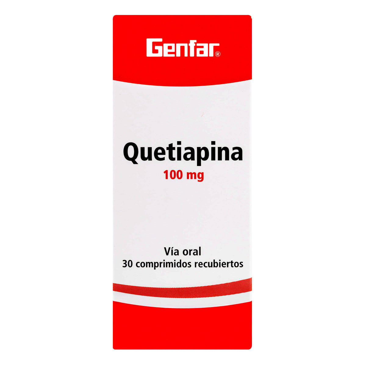 QUETIAPINA 100 MG 30 TBS GF - VENTA CON FORMULA MEDICA - REG. INVIMA 2016M-0011793-R1
