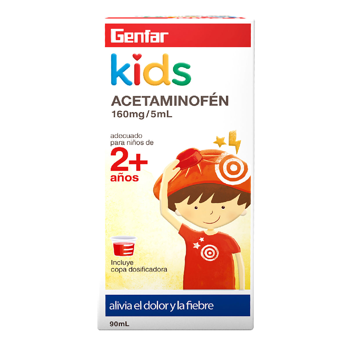 ACETAMINOFEN KIDS 160 MG 90 ML GF - VENTA CON FORMULA MEDICA - REG. INVIMA 2018M-0018264