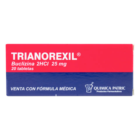 TRIANOREXIL 25 MG 20 TABLETAS - REG. INVIMA 2021M-0013470-R1