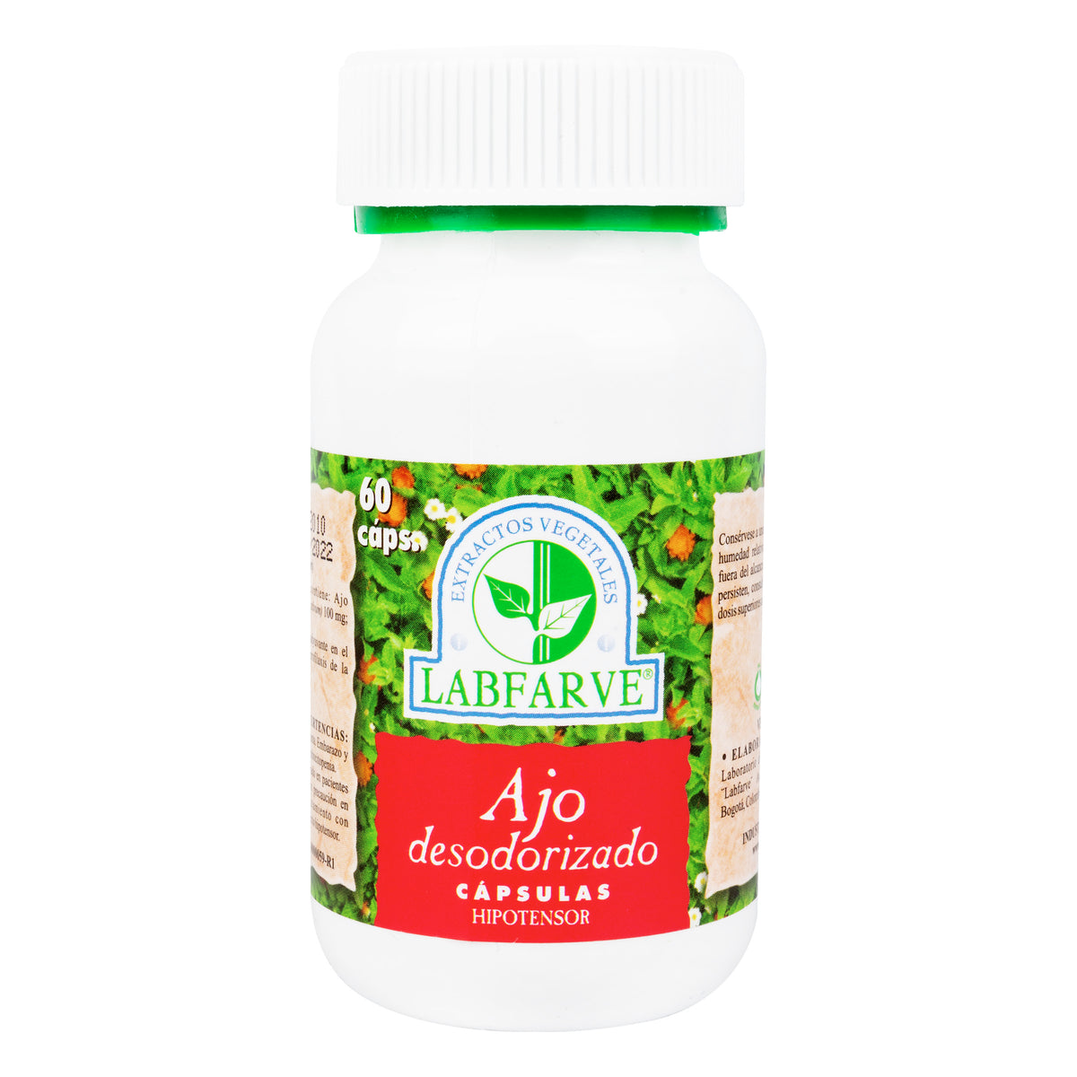 AJO DESODORIZADO 60 CAPSULAS