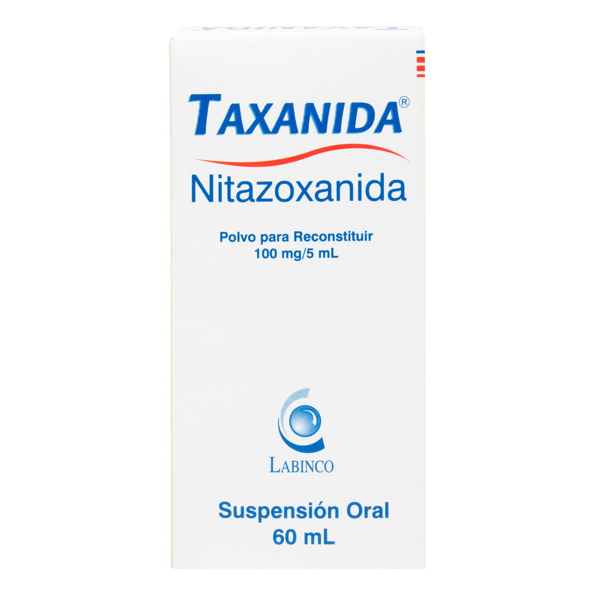 TAXANIDA 100 MG/5 ML 60 ML - NITAZOXANIDA