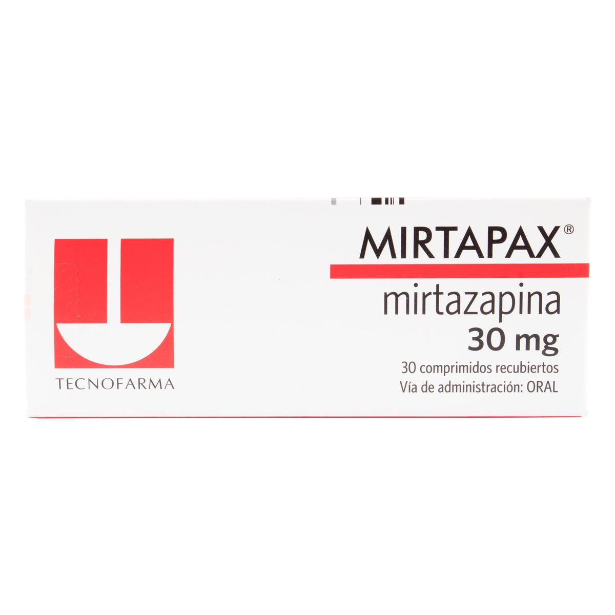 MIRTAPAX 30 MG X 30 TABLETS - MIRTAZAPINE