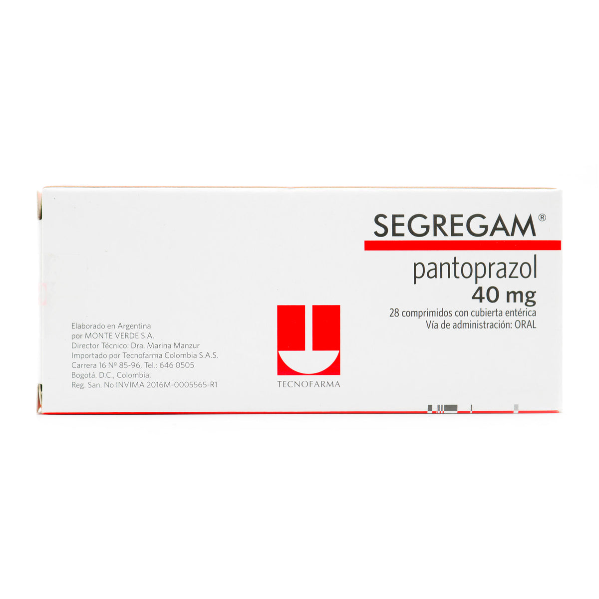 SEGREGAM 40MG28COMPR. - REG. INVIMA 2021M-0005565-R2