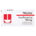 TRUXA 750 MG X 5 COMPRIMIDOS RECUBIERTOS - LEVOFLOXACINA