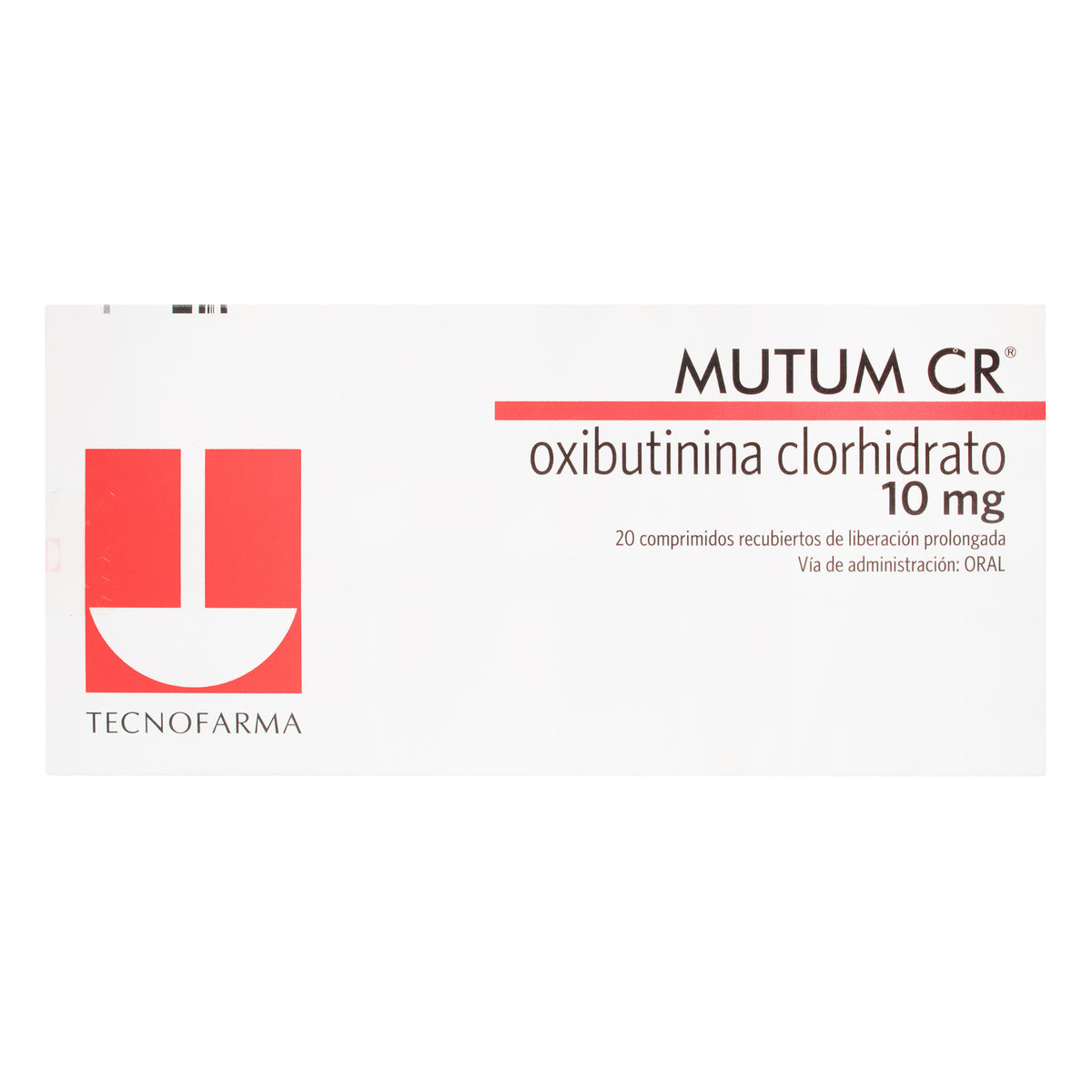 MUTUM CR 10 MG X 20 TABLETAS - VENTA CON FORMULA MEDICA