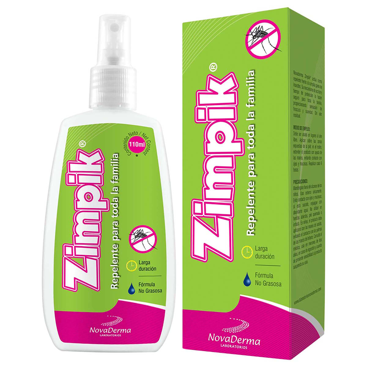 ZIMPIK REPELENTE SPRAY 110 ML - REG. INVIMA NSOC65114-15CO