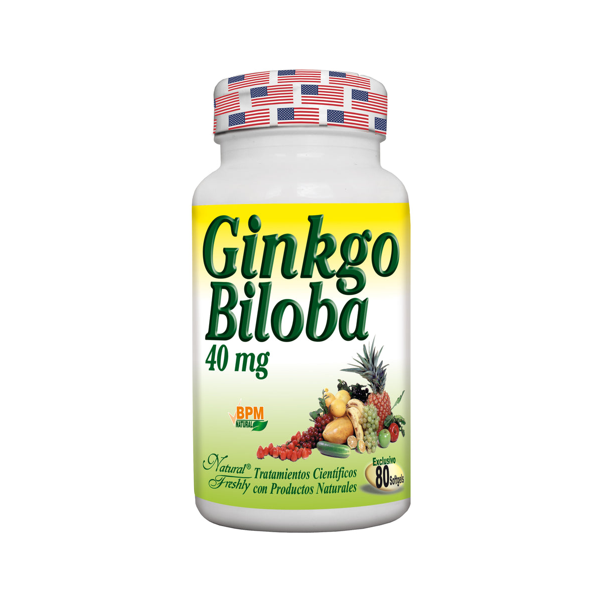 GINKGO BILOBA 40 MG 80 TABLETAS NF - VENTA CON FORMULA MEDICA