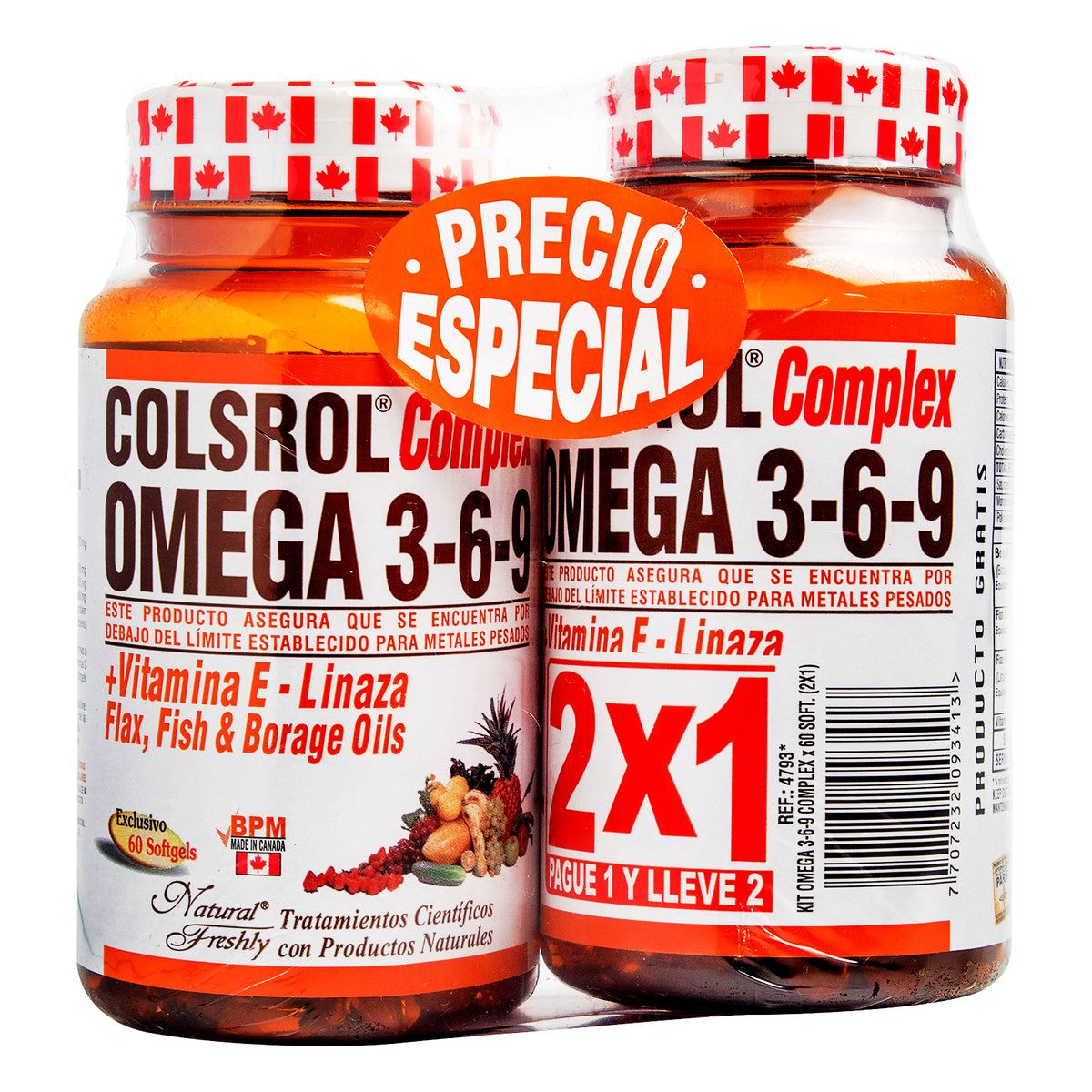 OMEGA 3 PLUS COROL X 100 SOFTGELS 2X1