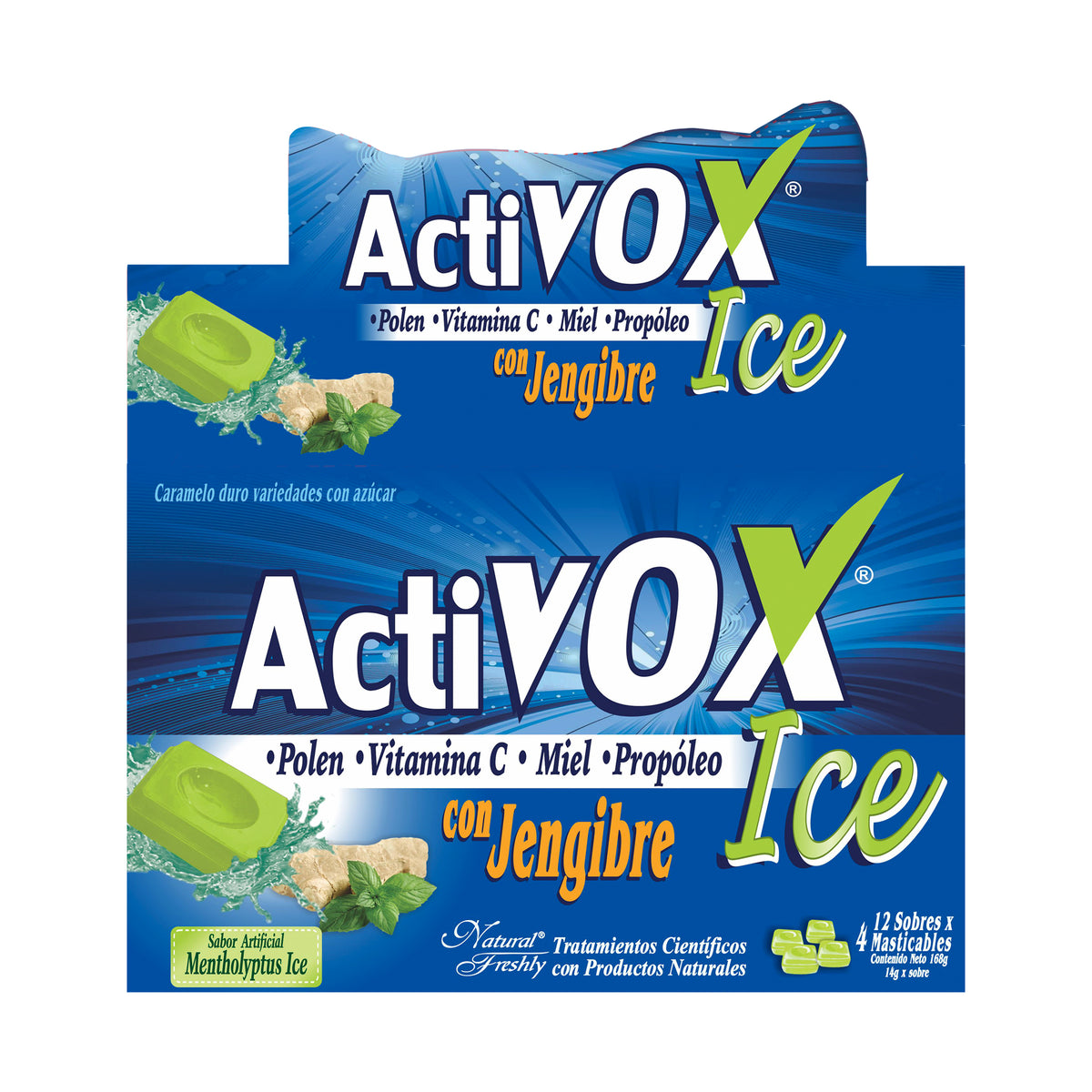 ACTIVOX ICE 12 SOBRES NF - REG. INVIMA RSAV16I72715