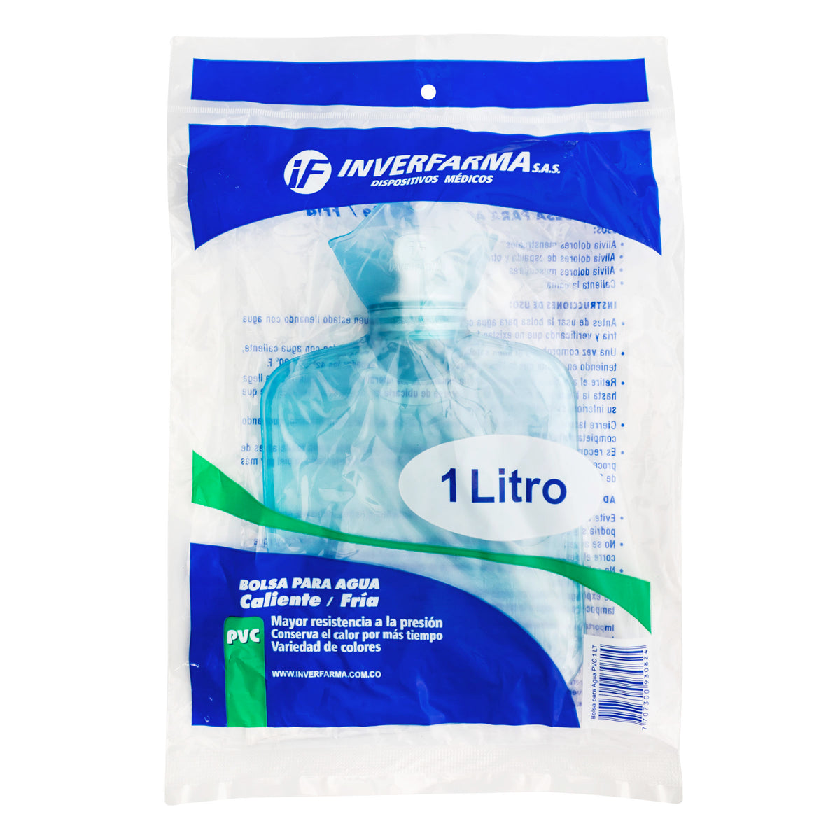 BOLSA AGUA TER CALOR-FRIO 1L PVC INV