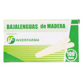 BAJALENGUAS DE MADERA INVERFARMA 100 UND