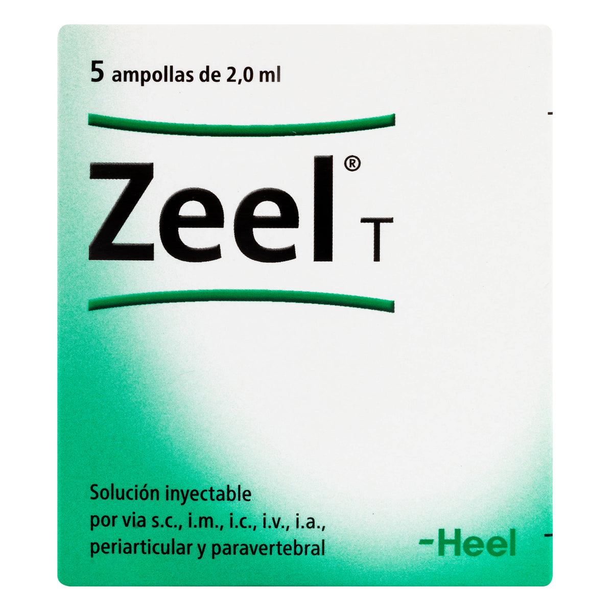 ZEEL T 5 AMPOLLAS - VENTA CON FORMULA MEDICA