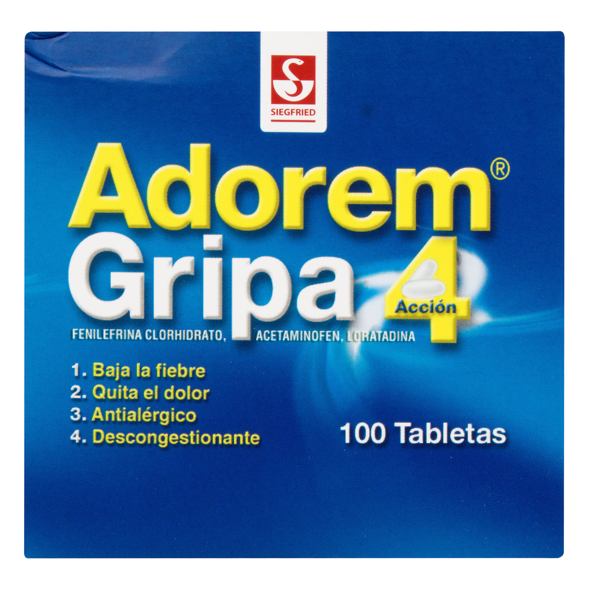 ADOREM X 100 TABLETAS - VENTA CON FORMULA MEDICA