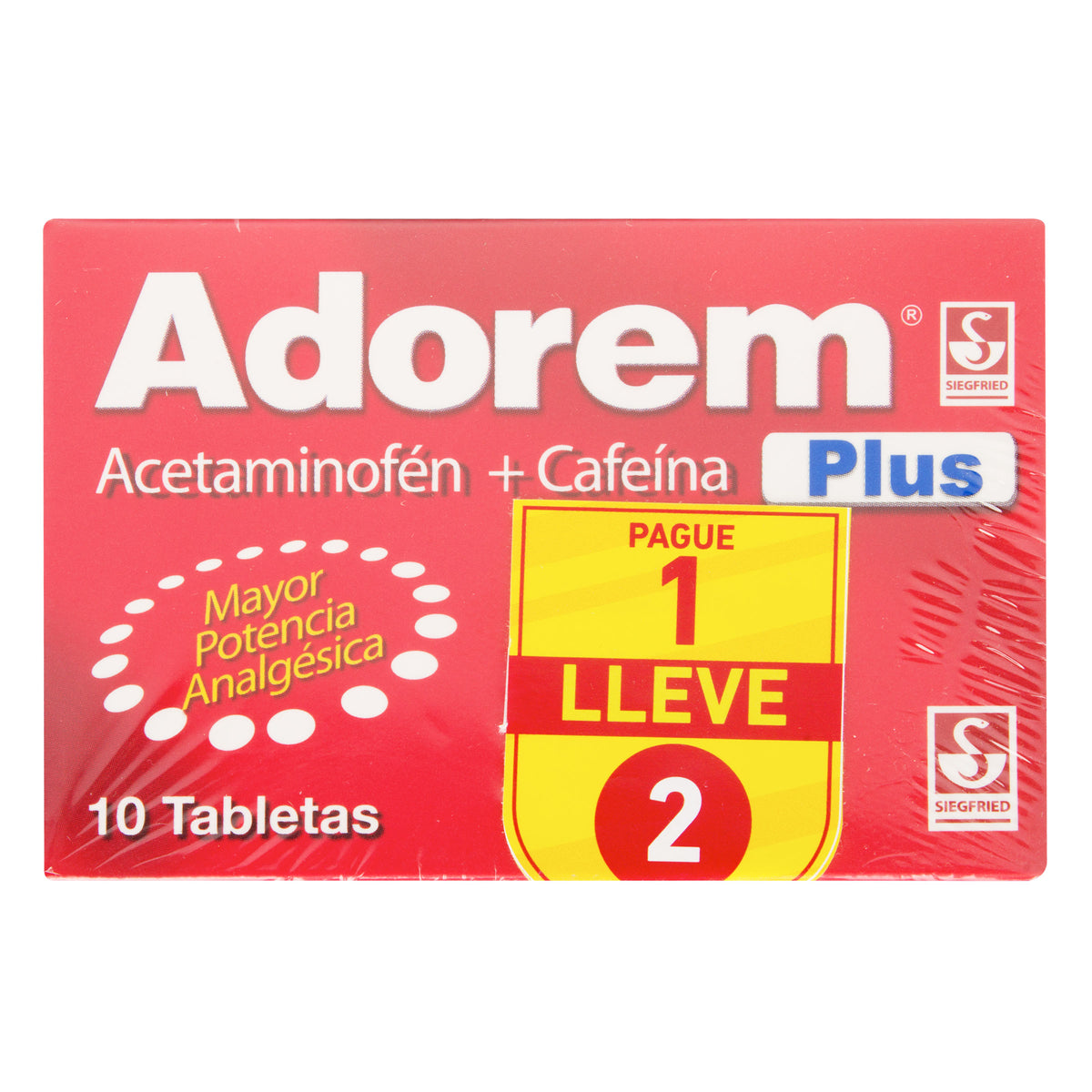 ADOREM PLUS 10 TABLETAS