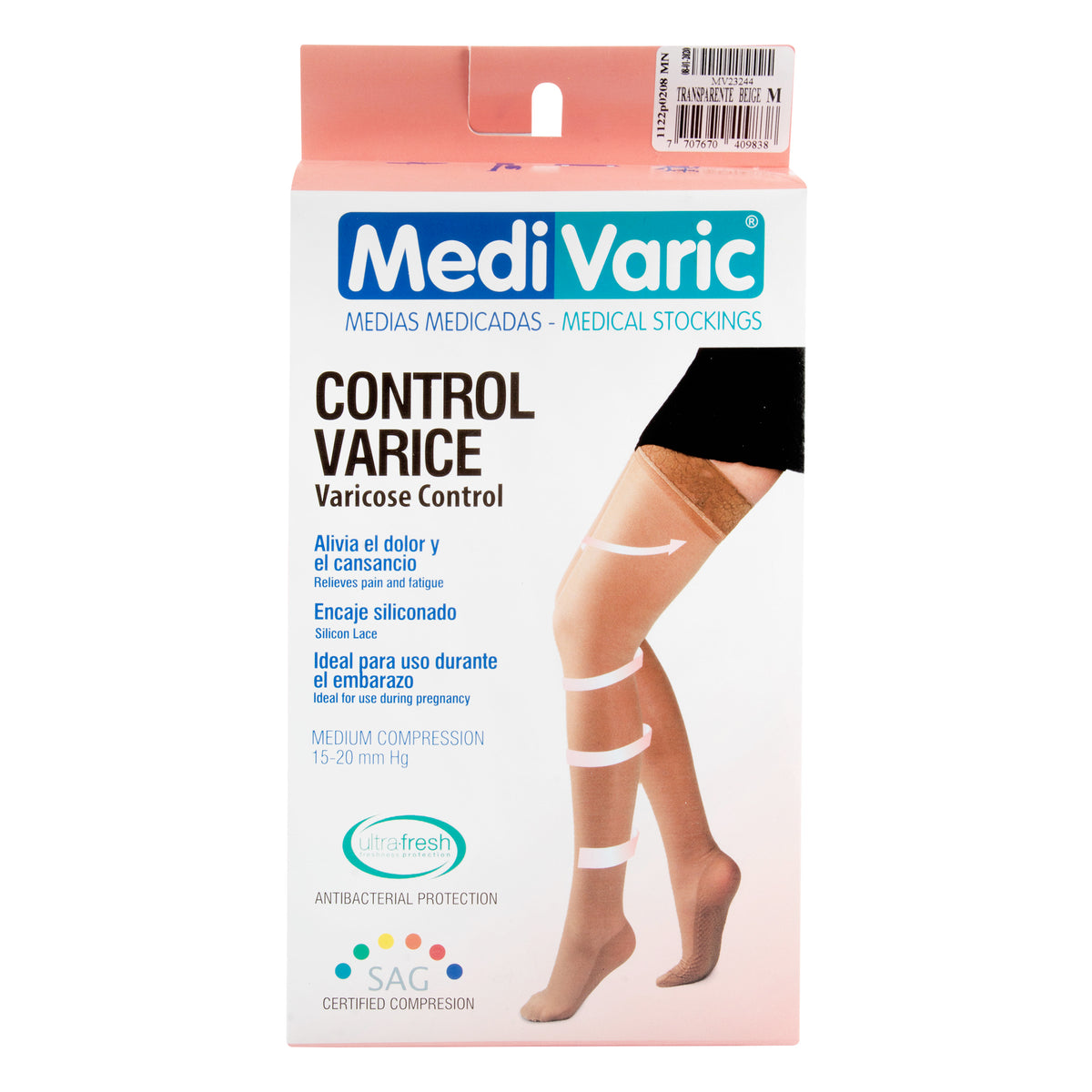 MEDIA MEDIVA MUSLO.M BEIGE MEDIA COM.NT - REG. INVIMA 2021DM-0007944-R1