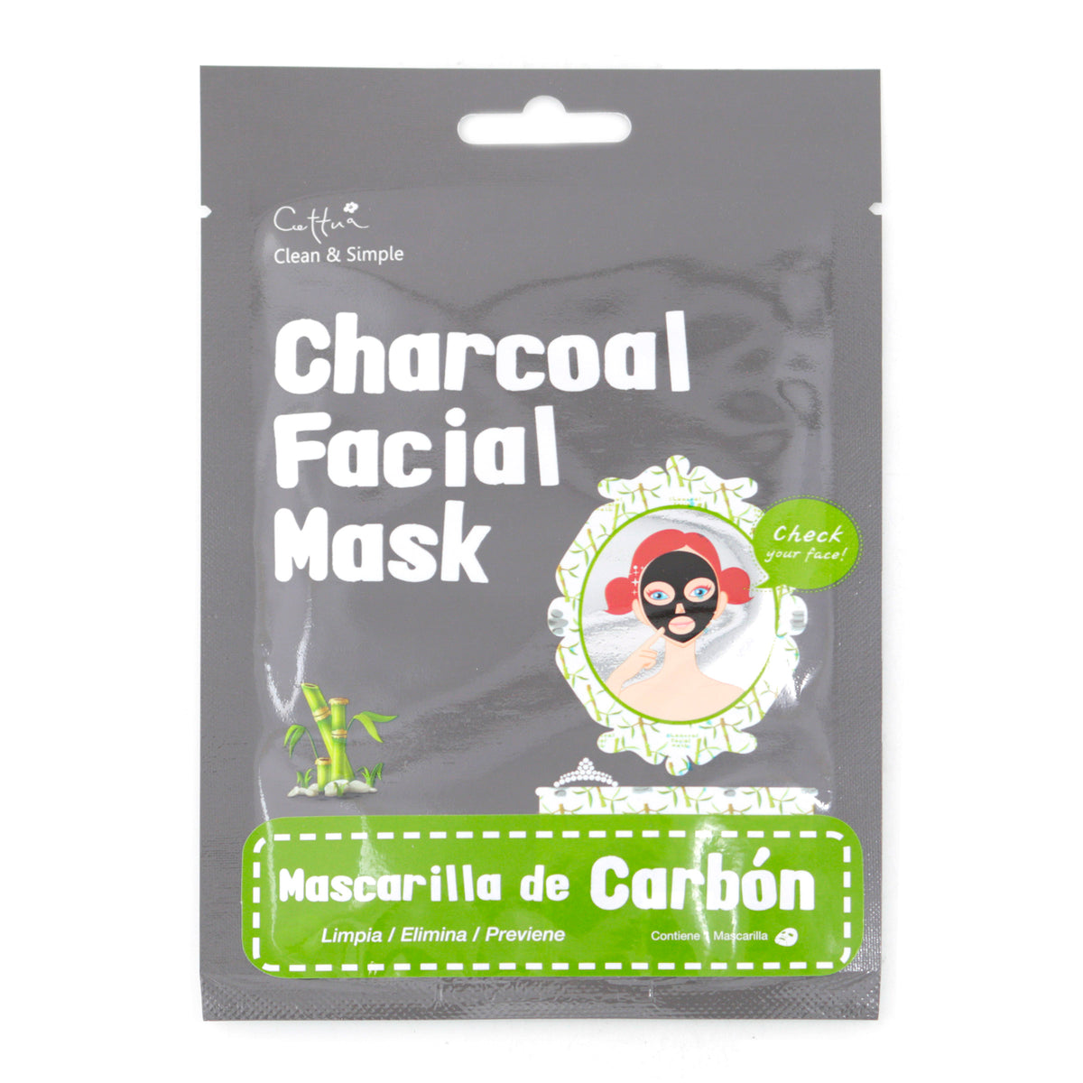 MASCARILLA FACIAL DE CARBON 1 UD - REG. INVIMA NSOC93616-19CO